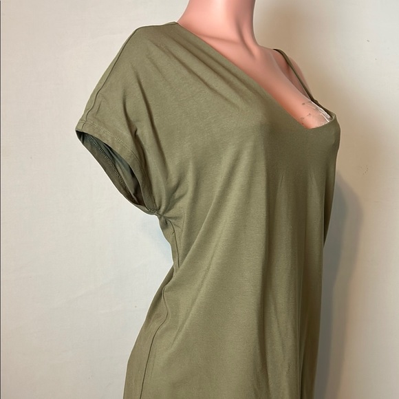 Banana Republic Women’s One Shoulder Asymmetrical Midi Dress Size M. NWT - Picture 3 of 10